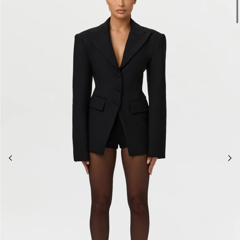 naked wardrobe Black Tailored Blazer & shorts